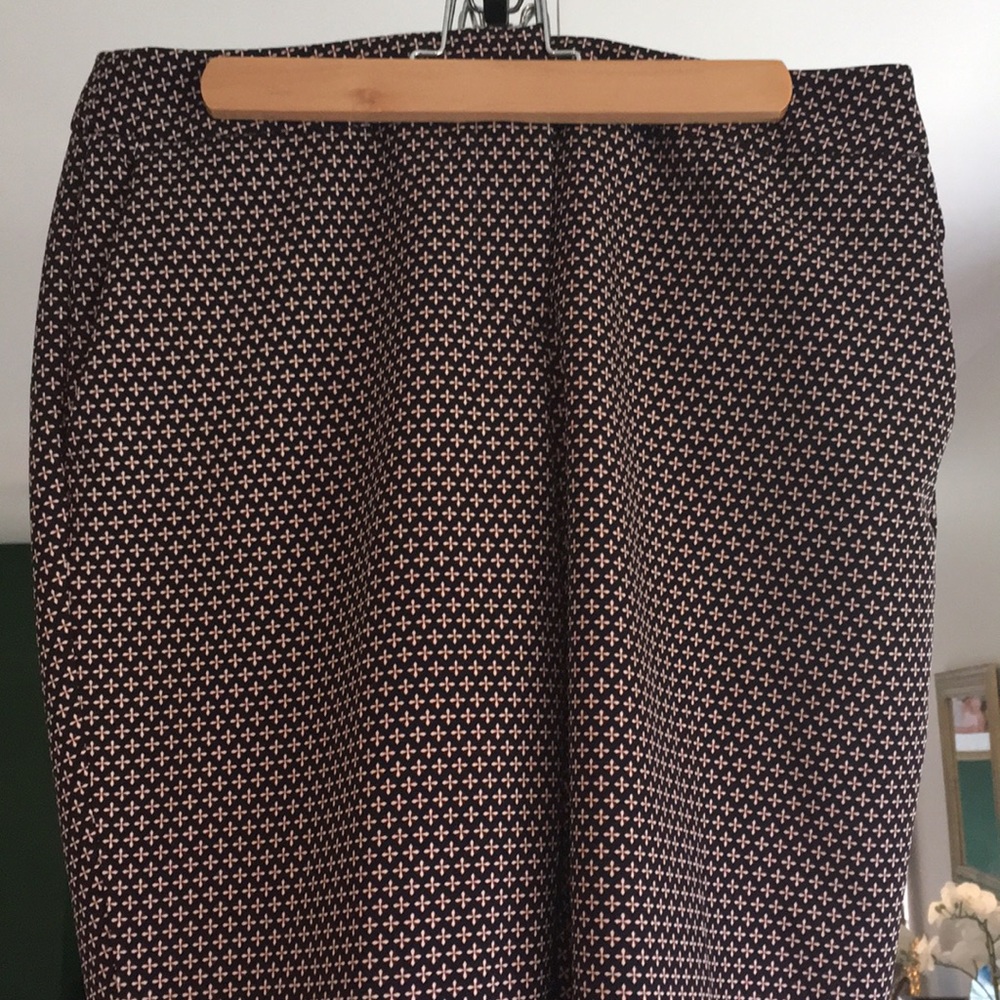 Carolina Belle pink printed work pants